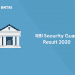 RBI Security Guard Result 2020
