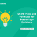 Short tricks and formulas for percentage problems