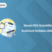Kerala PSC Scientific Assistant Syllabus 2025 – Topics, Subject-Wise PDF