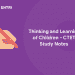 Thinking and Learning of Children - CTET Study Notes