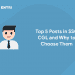 Top 5 Posts in SSC CGL and Why to Choose Them