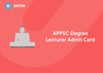 APPSC Degree Lecturer (DL) Admit Card