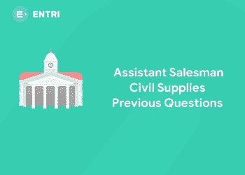 Assistant Salesman Civil Supplies Previous Questions