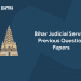 Bihar Judicial Service Previous Question Papers