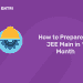How to Prepare for JEE Main in 1 Month