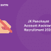 JK Panchayat Account Assistant Recruitment 2020