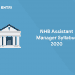 NHB Assistant Manager Syllabus 2020