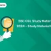 SSC CGL Study Material 2024