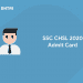 SSC CHSL Admit Card