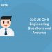 SSC JE Civil Engineering Questions and Answers