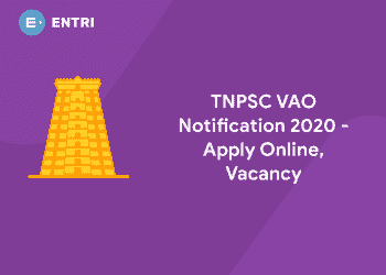 TNPSC VAO Notification 2020