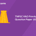 TNPSC VAO Previous Question Paper 2020