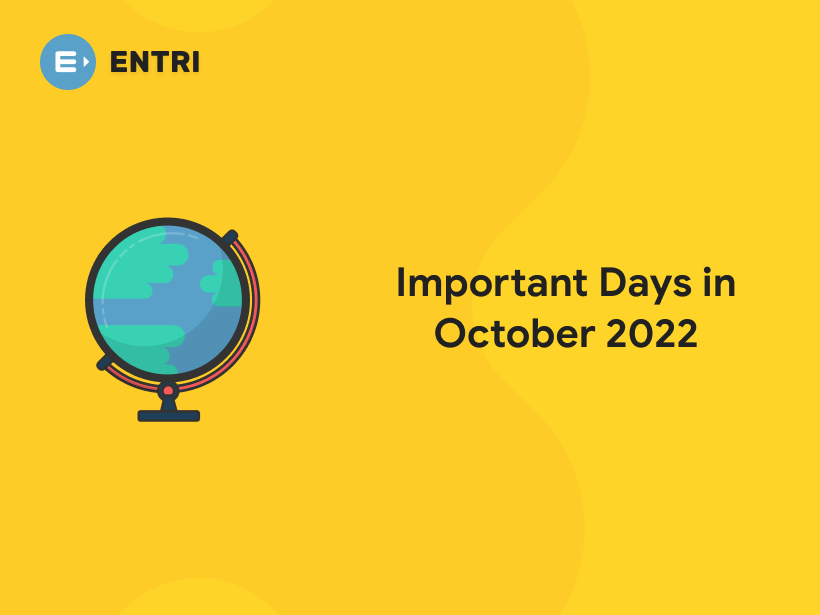 Important Days in October 2020 National and International