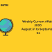 weekly current affairs august 31 to september 06