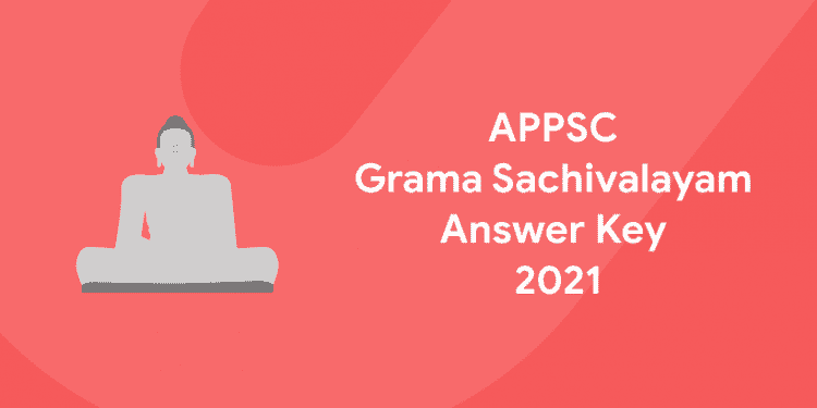 APPSC Grama Sachivalayam Answer Key