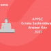 APPSC Grama Sachivalayam Answer Key