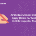 APSC Recruitment 2020 - Apply Online for motor Vehicle Inspector Posts