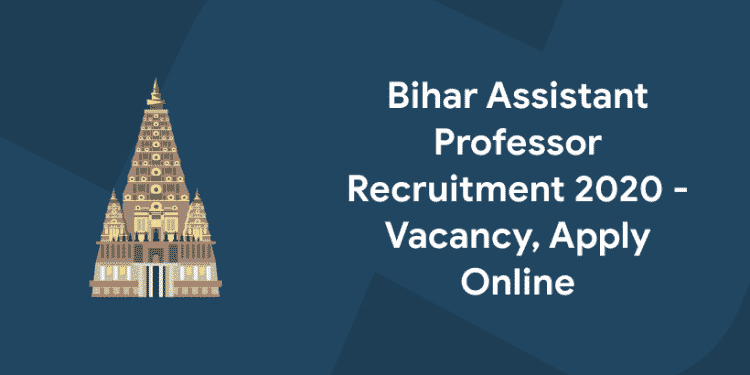 Bihar Assistant Professor Recruitment 2020