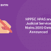 HPPSC HPAS and Judicial Service Mains 2020 Date Announced