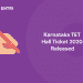 Karnataka TET Hall Ticket