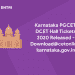 Karnataka PGCET, DCET Hall Tickets 2020 Released - Download@cetonline.karnataka.gov.in