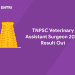 TNPSC Veterinary Assistant Surgeon 2020 Result Out