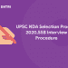 UPSC NDA Selection Process 2020, SSB Interview Procedure