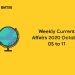current affairs 2020 october 05 to 11