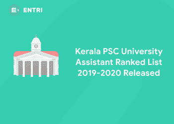 kerala psc university assistant rank list 2019-2020