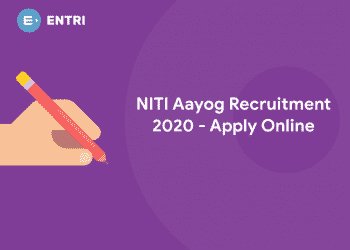 NITI Aayog Recruitment 2020