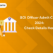 BOI Officer Admit Card