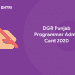 DGR Punjab Programmer Admit Card 2020