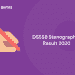 DSSSB Stenographer Result 2020 Out