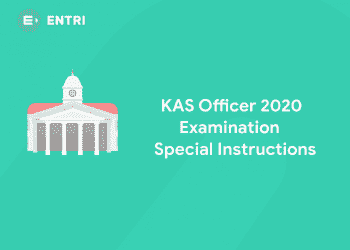 KAS officer 2020 examination Special Instructions