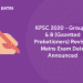 KPSC 2020 - Group A & B (Gazetted Probationers) Revised Mains Exam Date Announced