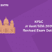 KPSC Jr Asst SDA revised exam dates