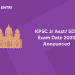 KPSC Jr Asst/ SDA Exam Date 2020 Announced