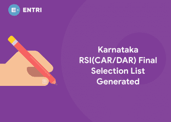 Karnataka RSI(CARDAR) Final Selection List Generated