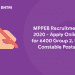 MPPEB Recruitment 2020 - Apply Online for 6400 Group 2, 5 & Constable Posts