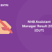 NHB Assistant Manager Result