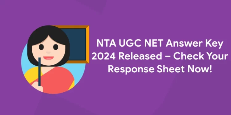 NTA UGC NET Answer Key 2024