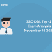 SSC CGL Tier 2 Analysis