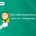 SSC CHSL Answer Key 2024 Out