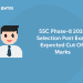 SSC Phase-8 2020 Selection Post Exam Expected Cut Off Marks