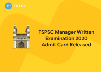 TSPSC Mnager Written Examination 2020 Admit card released