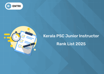 Kerala PSC Junior Instructor Rank List 2025