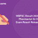 WBPSC Result 2020 – Pharmacist Gr III Exam Result Released