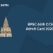 bpsc 65th cce admit card 2020