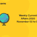 current affairs 2020 nov 2 to 8