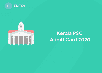 kerala psc admit card 2020